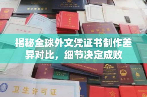 文县揭秘全球外文凭证书制作差异对比，细节决定成败